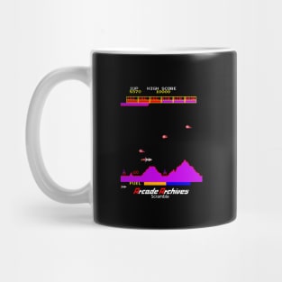 Mod.2 Arcade Scramble Space Invader Video Game Mug